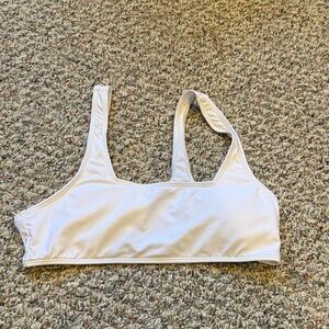 SHEIN Classic White Bikini Top